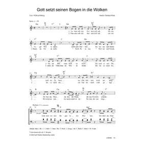 Produktbild des Artikels Gott setzt seinen Bogen in die Wolken (Noten - Download)