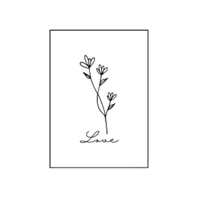 Produktbild des Artikels Poster A4 "Love" ()