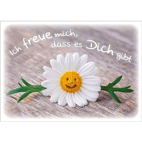 Produktbild des Artikels Postkarten: Ich freue mich, dass es Dich gibt, 4 Stück (Schreibwaren)