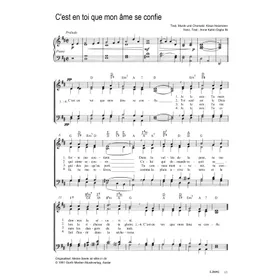 Produktbild des Artikels C'est en toi que mon âme se confie (Noten - Download)