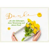 Stimmungsbild zu Doppelkartenset - Danke 5 Stk.