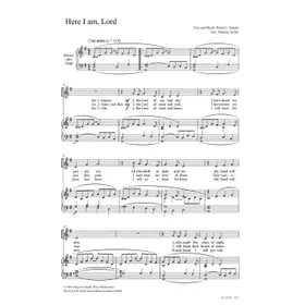 Produktbild des Artikels Here I Am, Lord (Noten - Download)