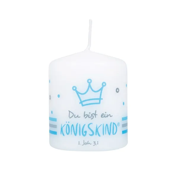 Produktbild des Artikels Kerze Königskind - blau (klein) ()