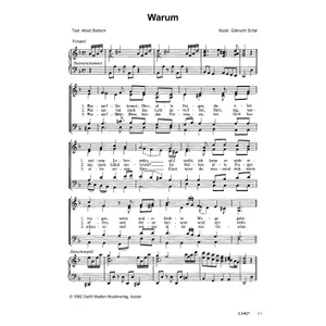 Produktbild des Artikels Warum (Noten - Download)