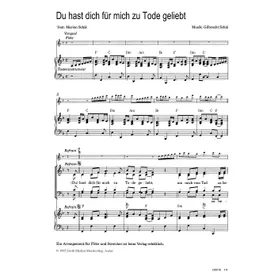 Produktbild des Artikels Du hast dich für mich zu Tode geliebt (Noten - Download)