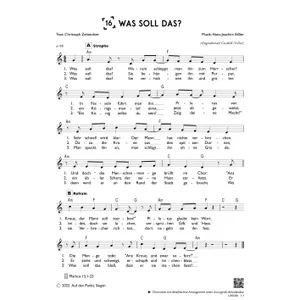 Produktbild des Artikels Was soll das? (einstimmig) (Noten - Download)