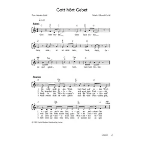 Produktbild des Artikels Gott hört Gebet (Noten - Download)