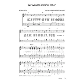 Produktbild des Artikels Wir werden mit ihm leben (Noten - Download)