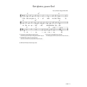 Produktbild des Artikels Ein kleiner, grauer Esel (Noten - Download)