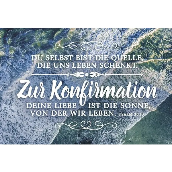 Produktbild des Artikels Faltkarte: Zur Konfirmation (Schreibwaren)