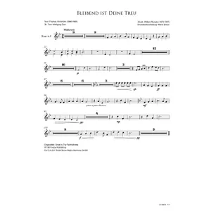 Produktbild des Artikels Bleibend ist deine Treu (Horn in F) (Noten - Download)