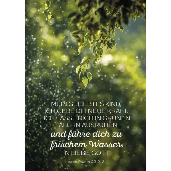 Produktbild des Artikels Postkarten: Mein geliebtes Kind, 4 Stück (Schreibwaren)