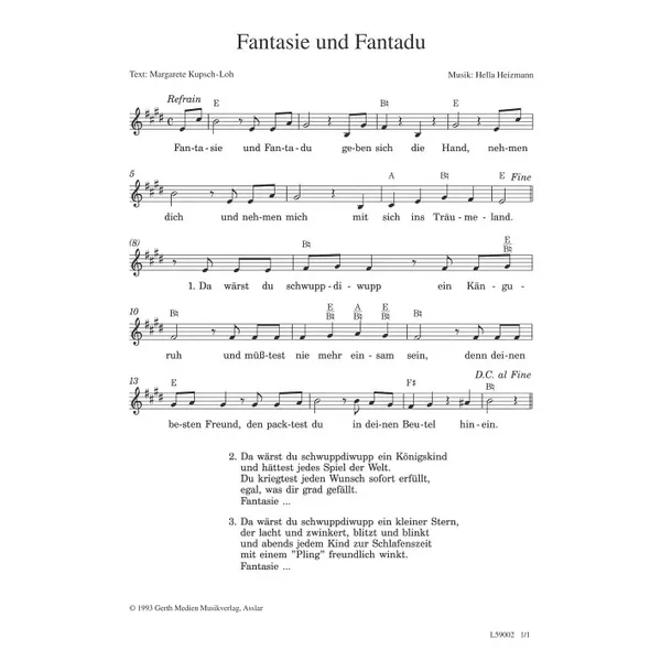 Produktbild des Artikels Fantasie und Fantadu (Noten - Download)