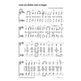 Produktbild des Artikels Lasst uns danken, statt zu klagen (Noten - Download)