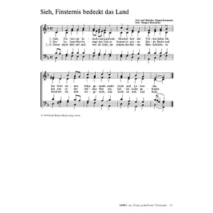 Produktbild des Artikels Sieh, Finsternis bedeckt das Land (Noten - Download)