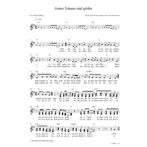 Produktbild des Artikels Gottes Träume sind größer (Noten - Download)