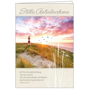 Produktbild des Artikels Faltkarte: Stille Anteilnahme - Trauer (Schreibwaren)