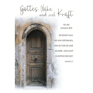 Produktbild des Artikels Faltkarte - Trauer Nah. 1,7 (Schreibwaren)