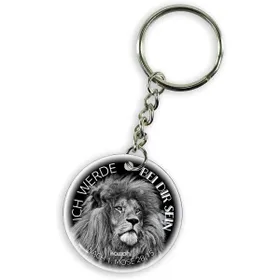 Produktbild des Artikels Schlüsselanhänger Edelstahl "Ich werde bei dir sein" ()