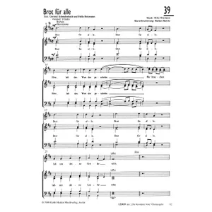 Produktbild des Artikels Brot für alle (Noten - Download)