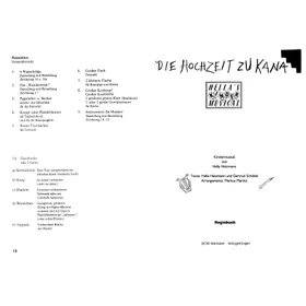 Produktbild des Artikels Die Hochzeit zu Kana Regieanleitung (Noten - Download)