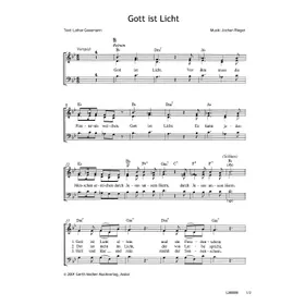 Produktbild des Artikels Gott ist Licht (Noten - Download)