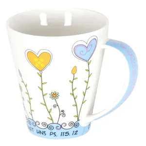 Produktbild des Artikels Jumbotasse "Herzen" ()
