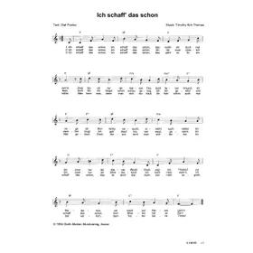 Produktbild des Artikels Ich schaff' das schon (Noten - Download)