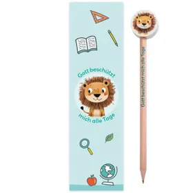 Produktbild des Artikels Bleistift-Lesezeichen-Set "Löwe" (Schreibwaren)