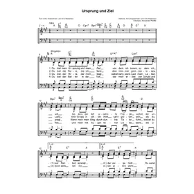 Produktbild des Artikels Ursprung und Ziel (Noten - Download)