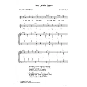 Produktbild des Artikels Nur bei dir Jesus (Noten - Download)