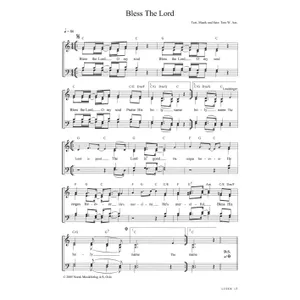 Produktbild des Artikels Bless The Lord (Noten - Download)