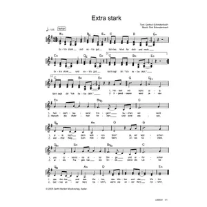 Produktbild des Artikels Extra stark (Noten - Download)