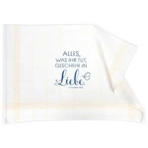 Produktbild des Artikels Geschirrtuch "Alles, was ihr tut, geschehe in Liebe" ()