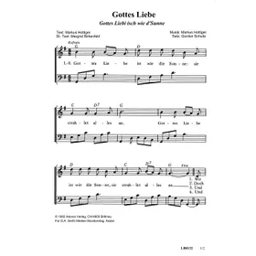 Produktbild des Artikels Gottes Liebe (Noten - Download)