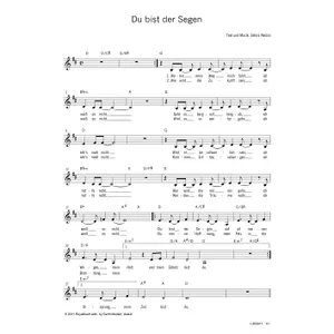 Produktbild des Artikels Du bist der Segen (Noten - Download)