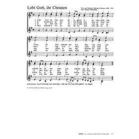 Produktbild des Artikels Lobt Gott, ihr Christen (Noten - Download)