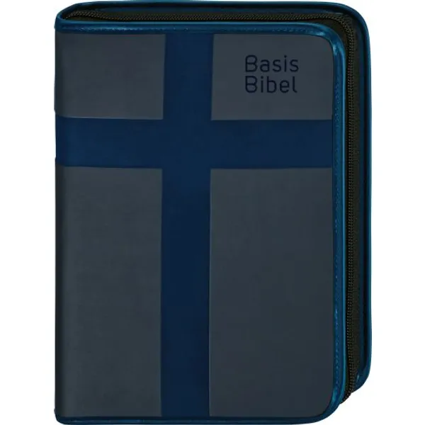 Produktbild des Artikels BasisBibel. Die Kompakte. Hülle mit Reißverschluss - blau ()