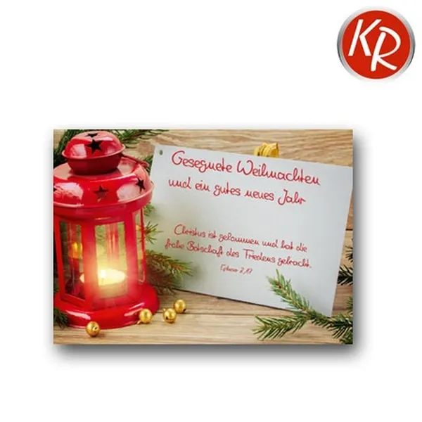 Produktbild des Artikels Postkarte - Gesegnete Weihnachten (Schreibwaren)