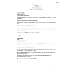 Produktbild des Artikels Emmaus (Liedtexte) (Noten - Download)