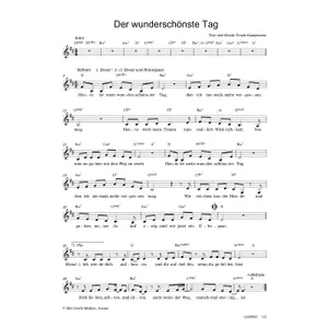 Produktbild des Artikels Der wunderschönste Tag (Noten - Download)