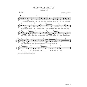 Produktbild des Artikels Alles, was ihr tut (Noten - Download)