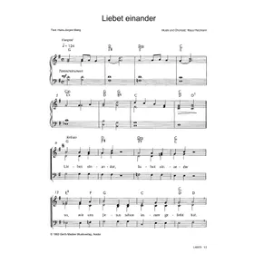 Produktbild des Artikels Liebet einander (Noten - Download)