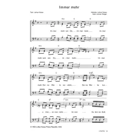 Produktbild des Artikels Immer mehr (Noten - Download)