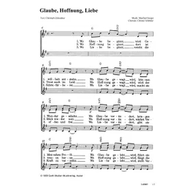 Produktbild des Artikels Glaube, Hoffnung, Liebe (Noten - Download)