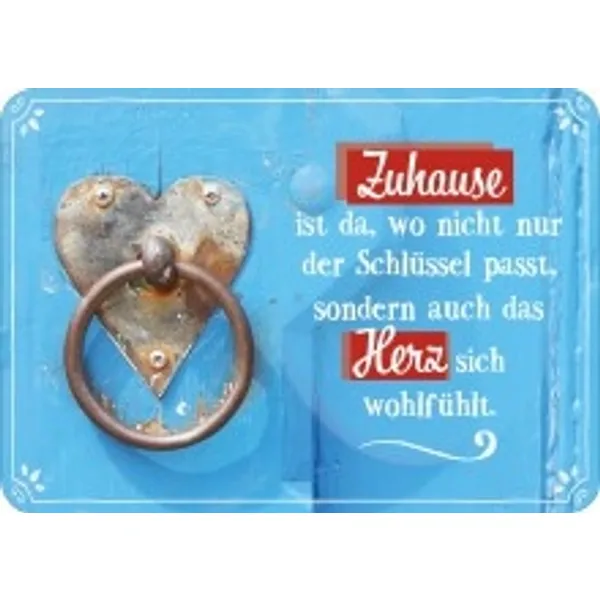 Produktbild des Artikels Postkarte - Zuhause ist da (Schreibwaren)