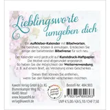 Stimmungsbild zu Lieblingsworte umgeben dich 2026 - Aufkleber-Kalender