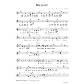 Produktbild des Artikels Neu geborn (Noten - Download)