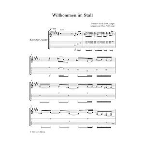 Produktbild des Artikels Willkommen im Stall (E-Gitarre) (Noten - Download)