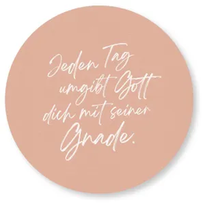 Produktbild des Artikels Wandschmuckbild: Jeden Tag umgibt Gott - 25cm ()